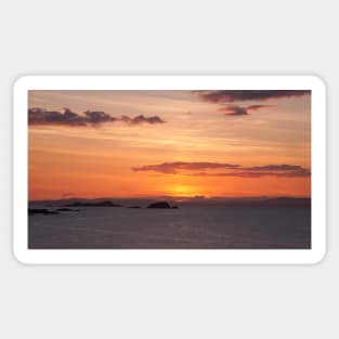 Sunset on Craigleith Sticker